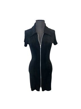 🖤 𝐘𝟐𝐊 𝐋𝐔𝐋𝐘 𝐊 Slinky Zip-Up Bodycon Dress 🖤